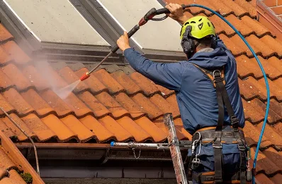 Démoussage et hydrofuge de toiture à Rochefourchat
